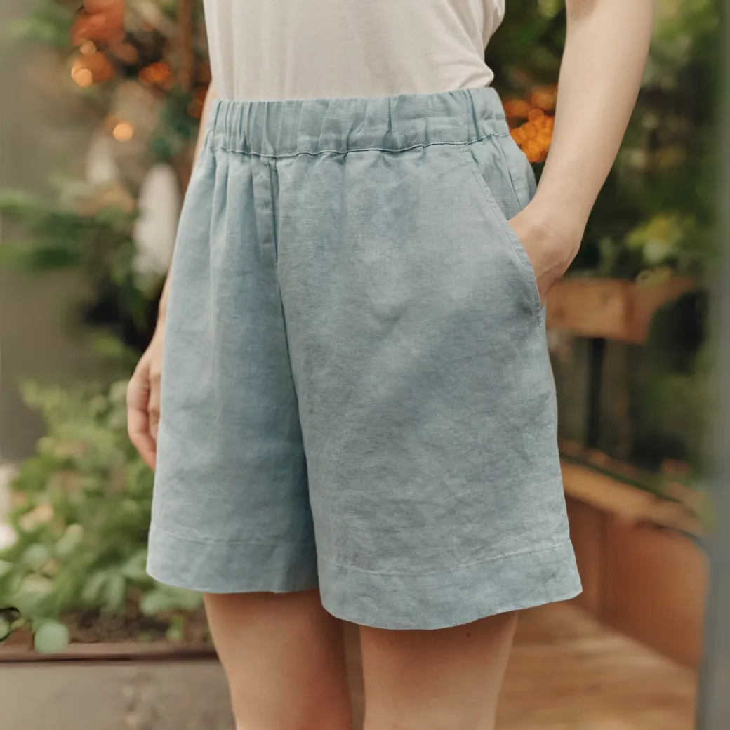 Allure Linen Hip-Hop Shorts