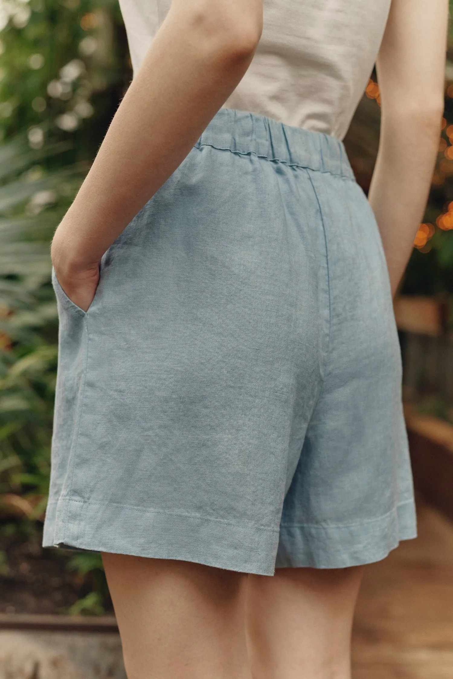 Allure Linen Hip-Hop Shorts