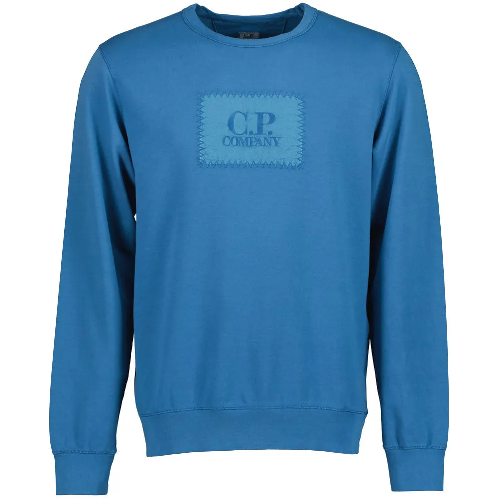 C.P. Light Fleece Patch Logo Sweatshirt