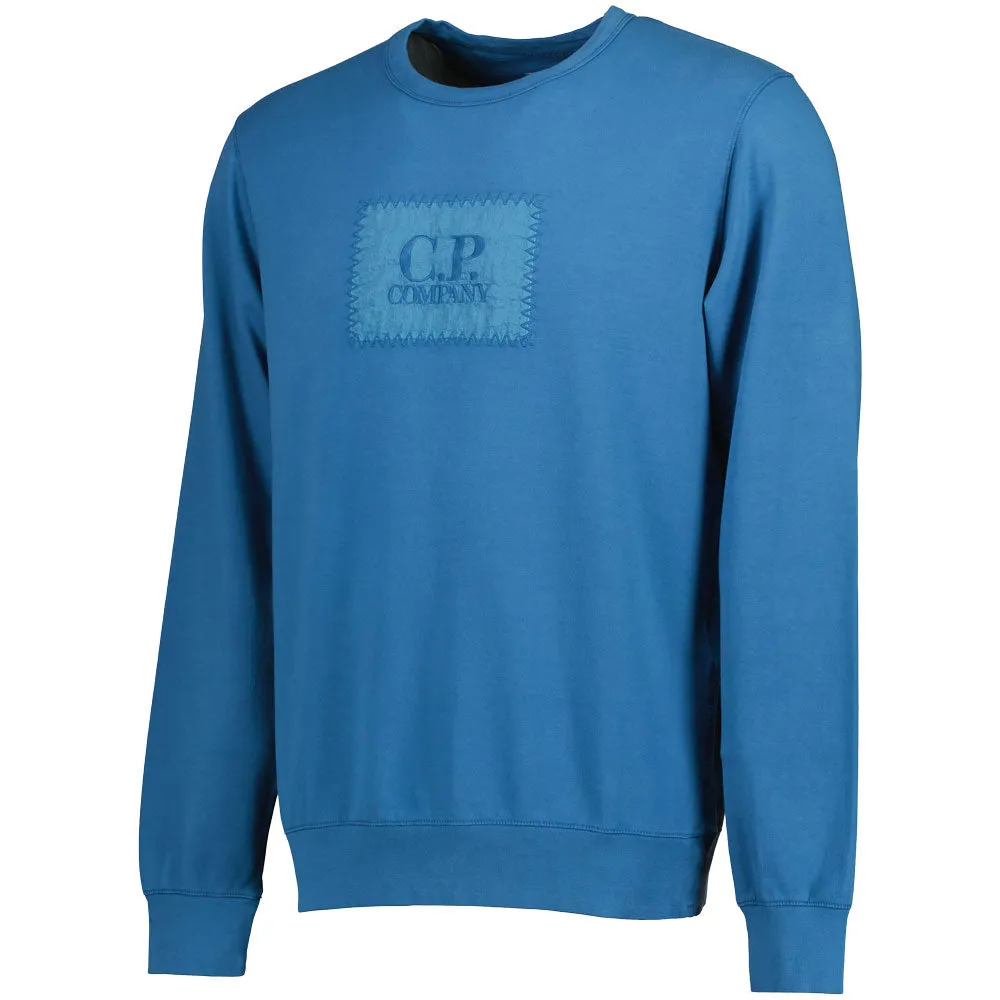 C.P. Light Fleece Patch Logo Sweatshirt