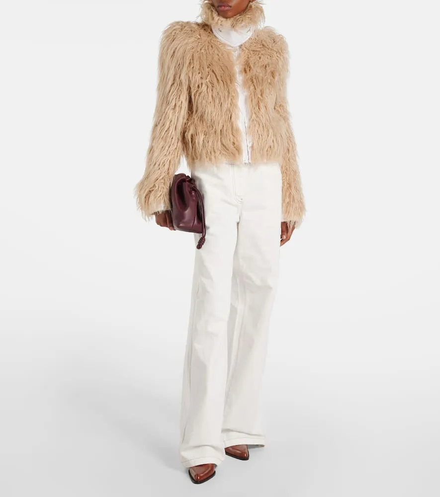 Dries Van Noten Faux fur jacket