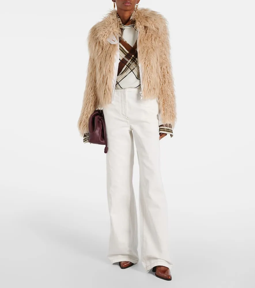 Dries Van Noten Faux fur jacket