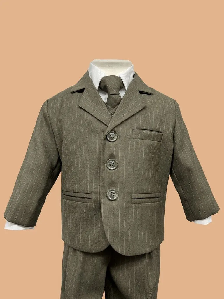 FG132- 5PCS STRIPE SUIT