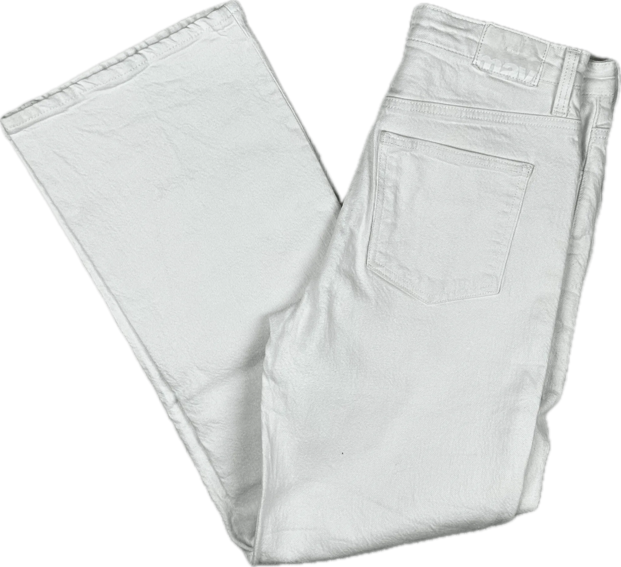 Mavi Jeans 'Victoria' White Wide Leg Jeans -Size 27