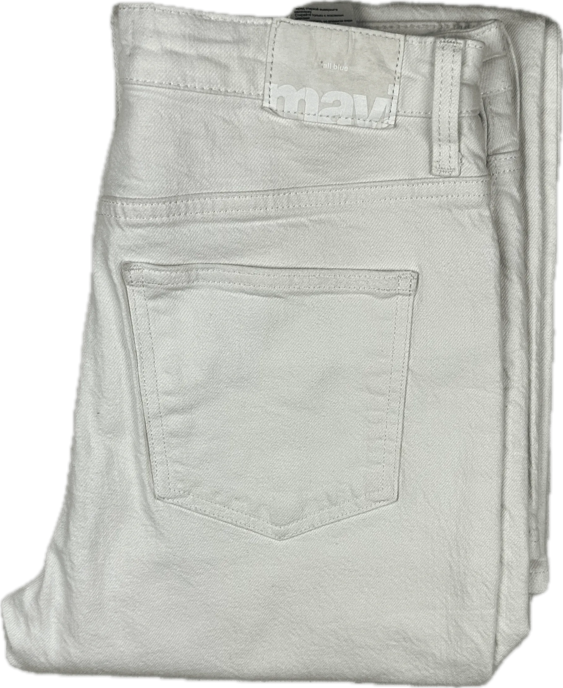 Mavi Jeans 'Victoria' White Wide Leg Jeans -Size 27
