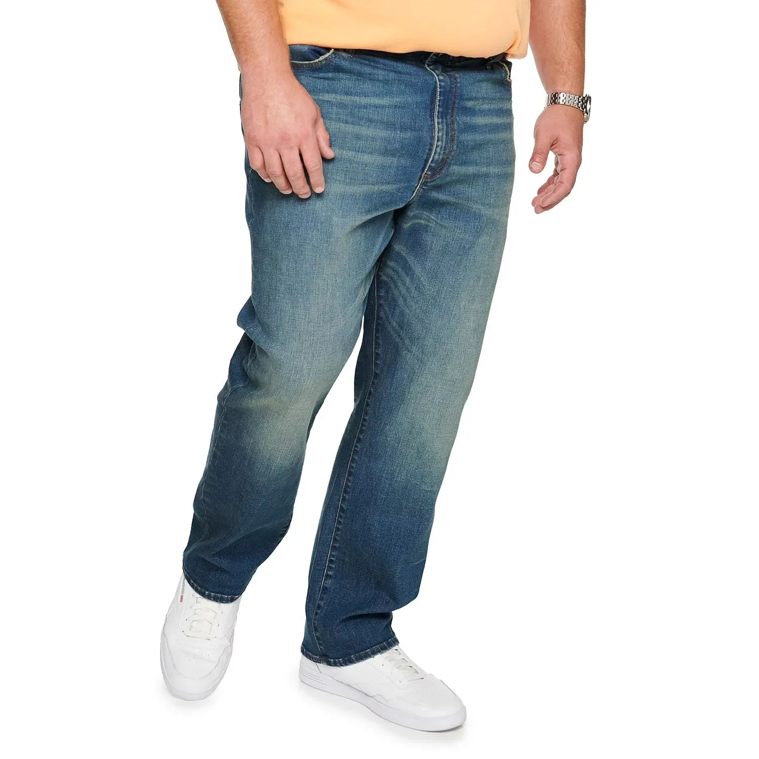 Men's Big and Tall Extreme Motion MVP Lee Relaxed Straight Fit Jeans