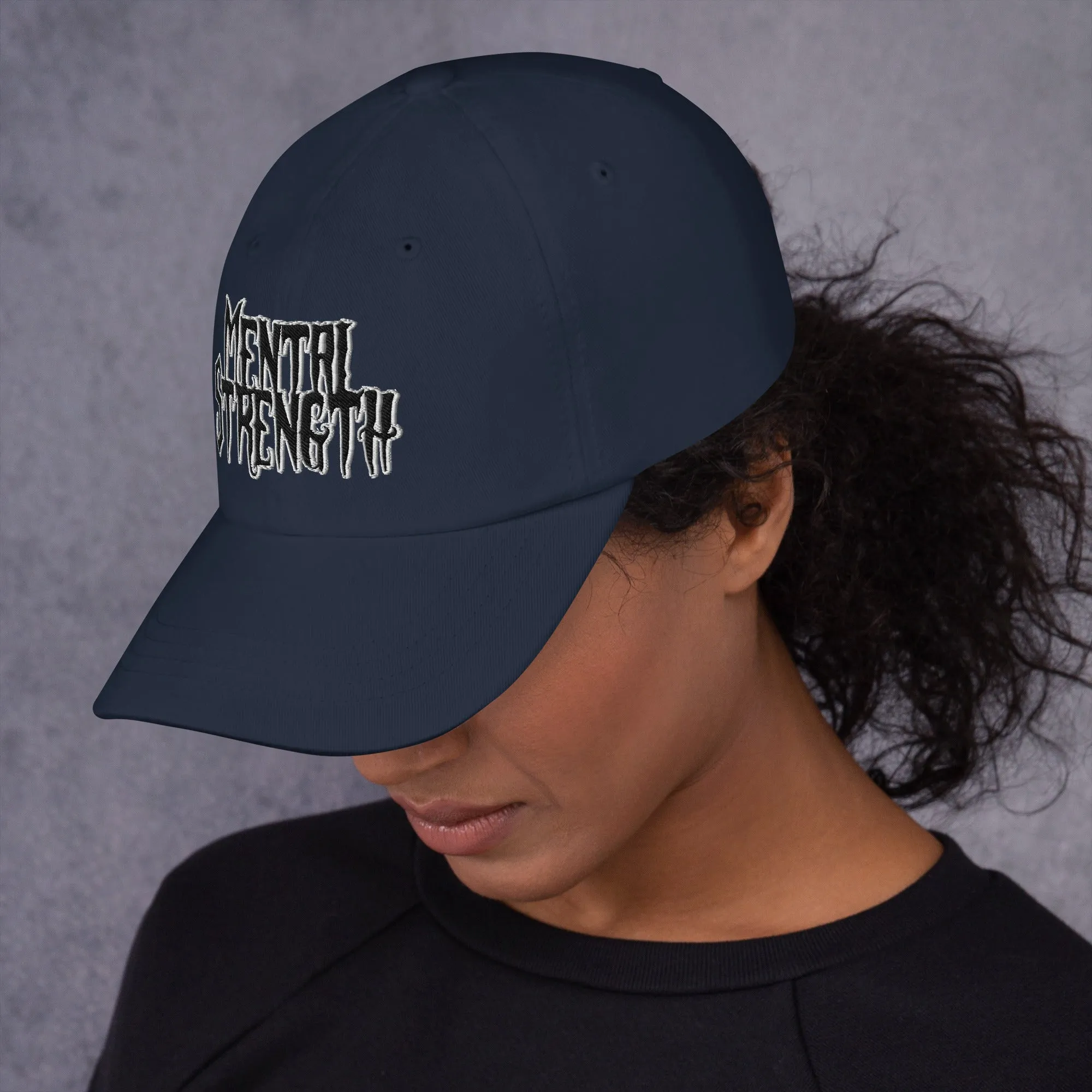 Mental Strength Silent Power Dad hat