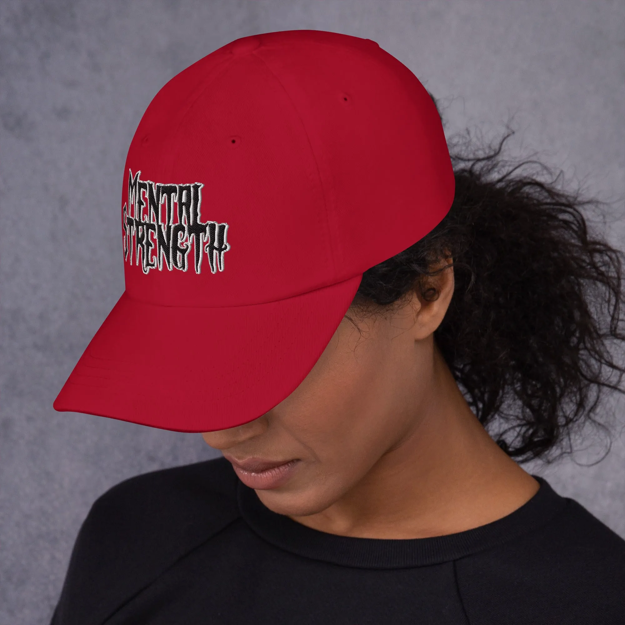 Mental Strength Silent Power Dad hat