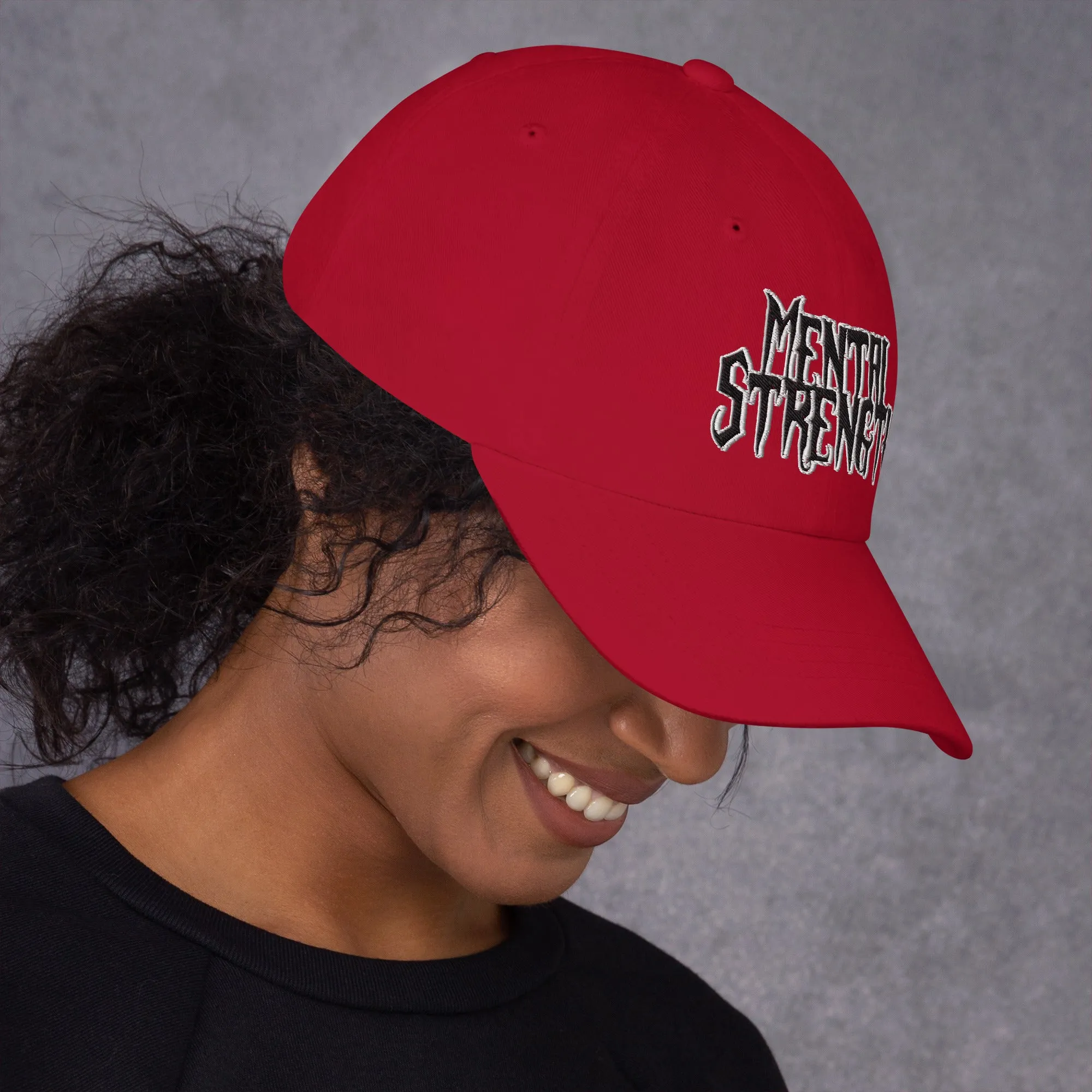 Mental Strength Silent Power Dad hat