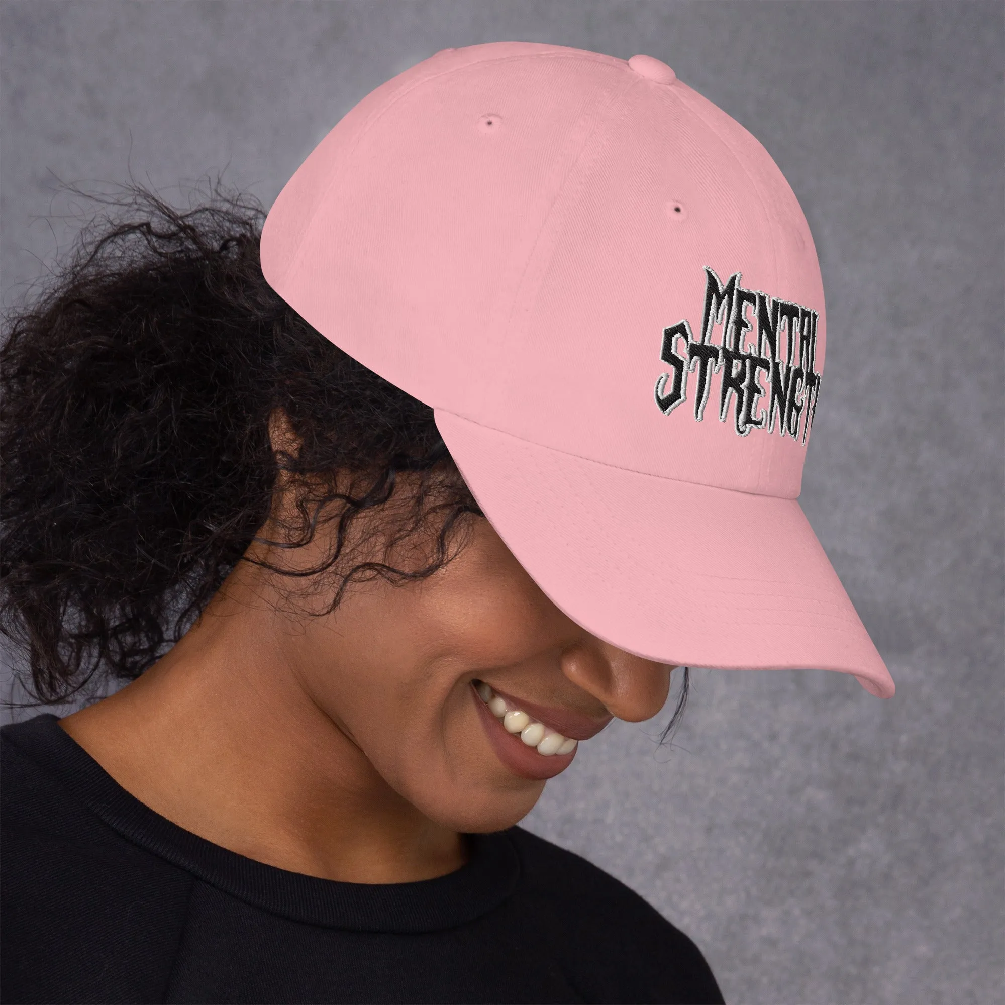 Mental Strength Silent Power Dad hat