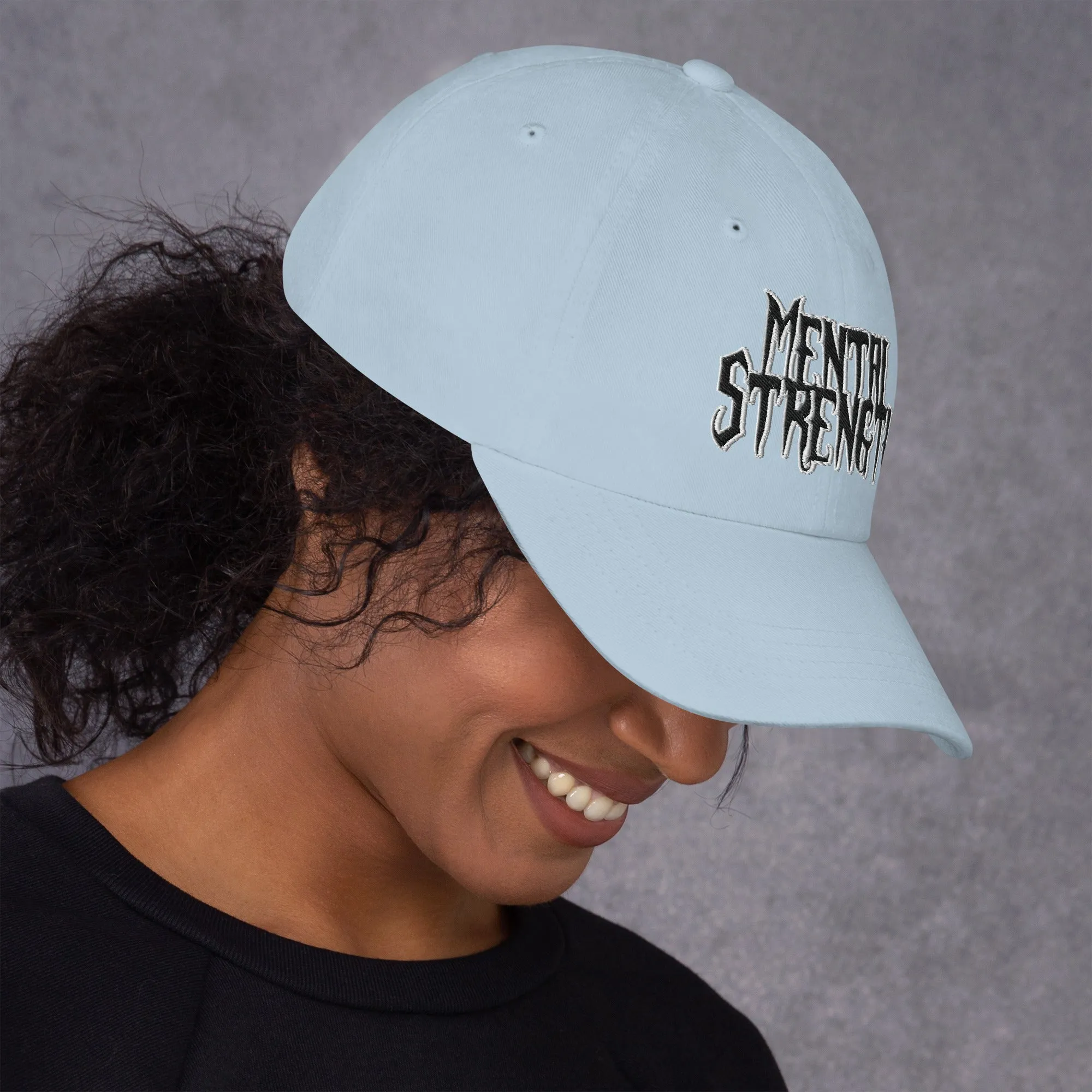 Mental Strength Silent Power Dad hat