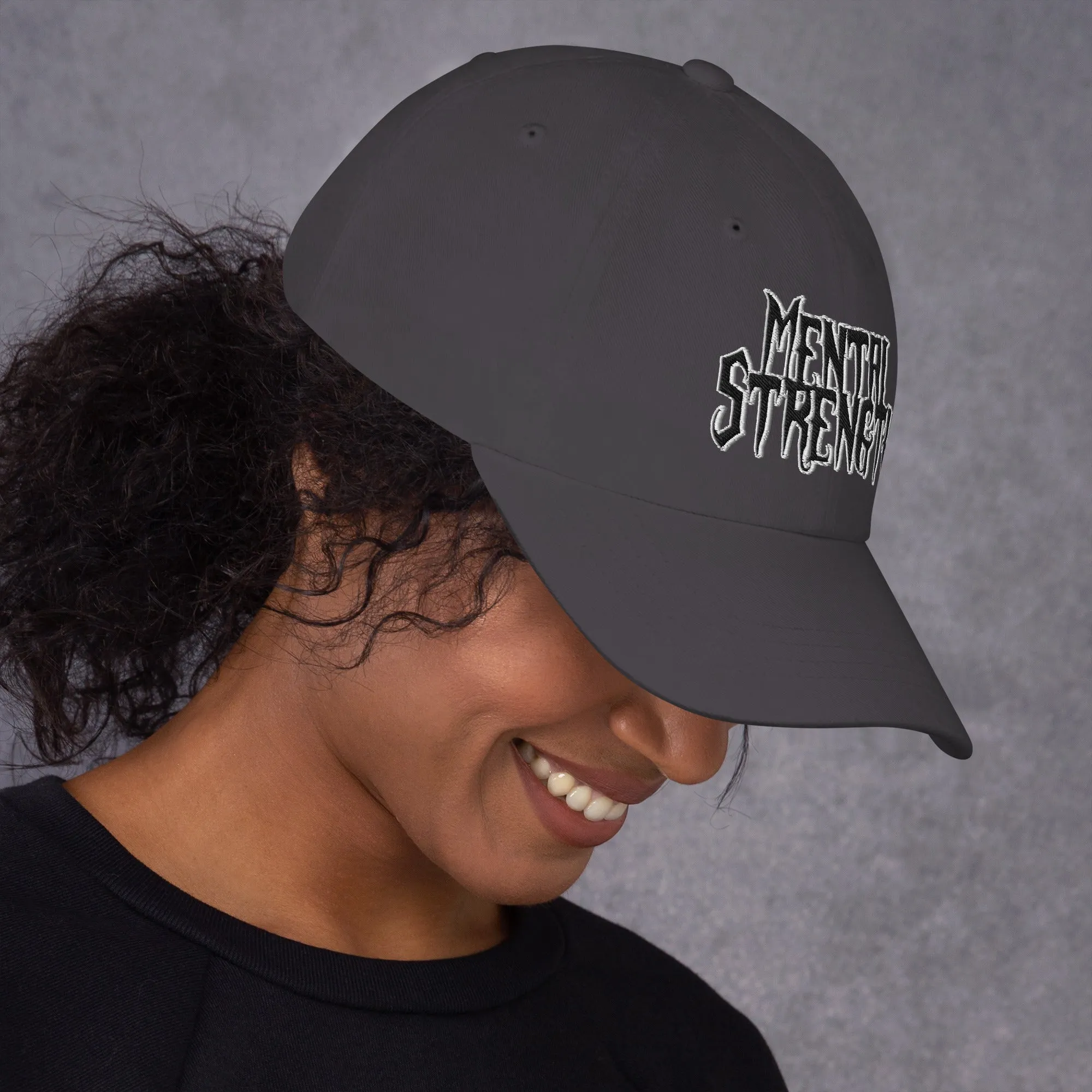 Mental Strength Silent Power Dad hat