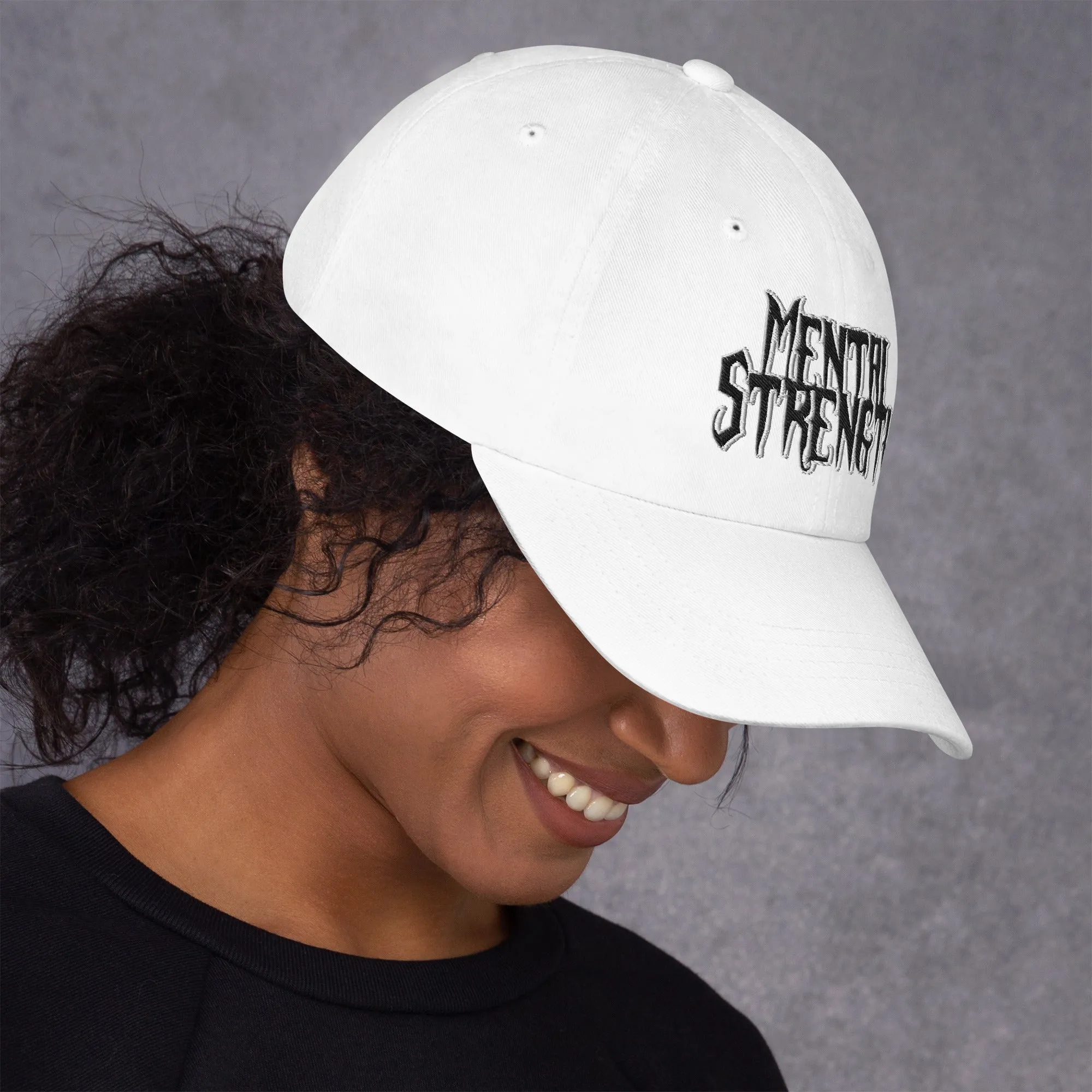 Mental Strength Silent Power Dad hat