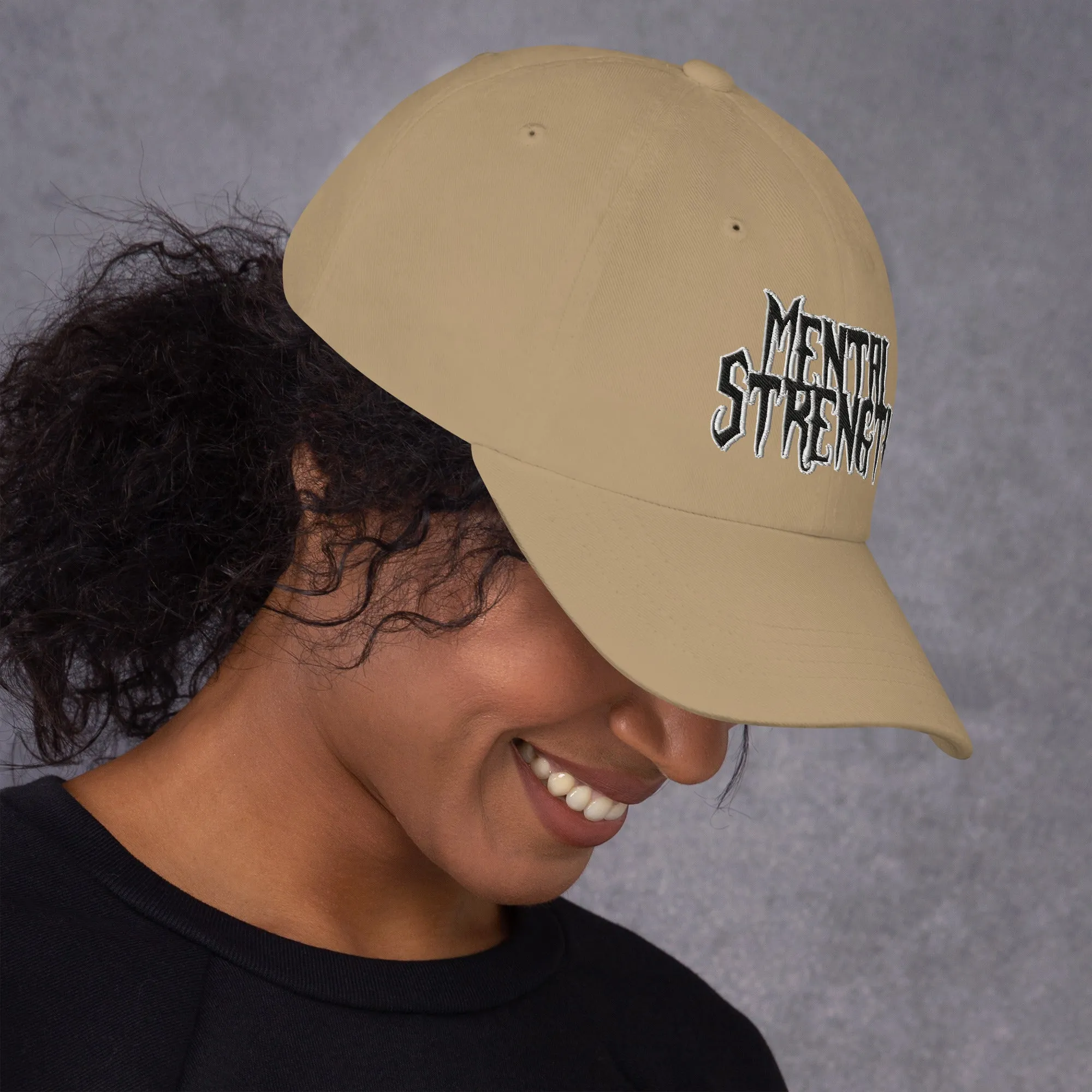 Mental Strength Silent Power Dad hat