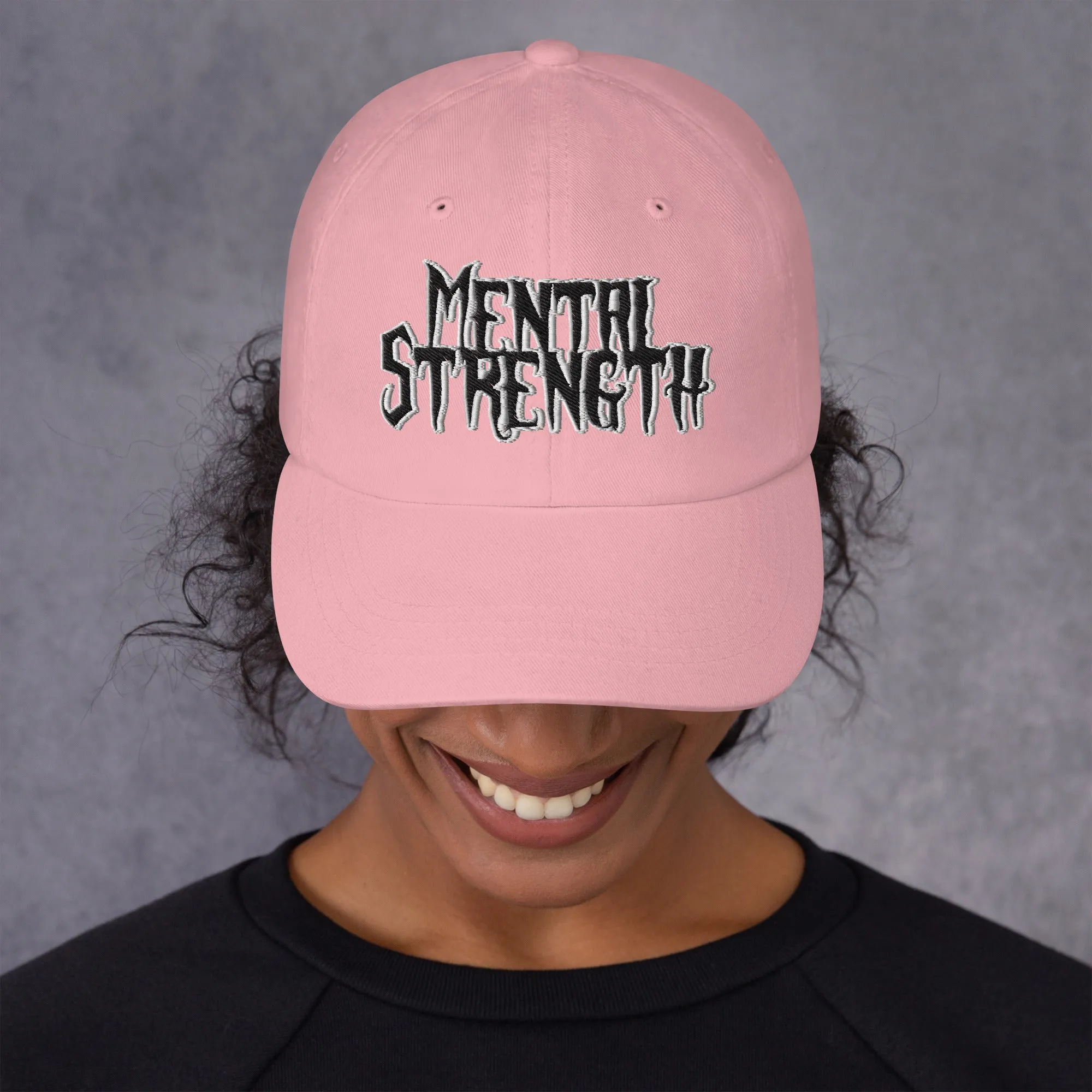 Mental Strength Silent Power Dad hat