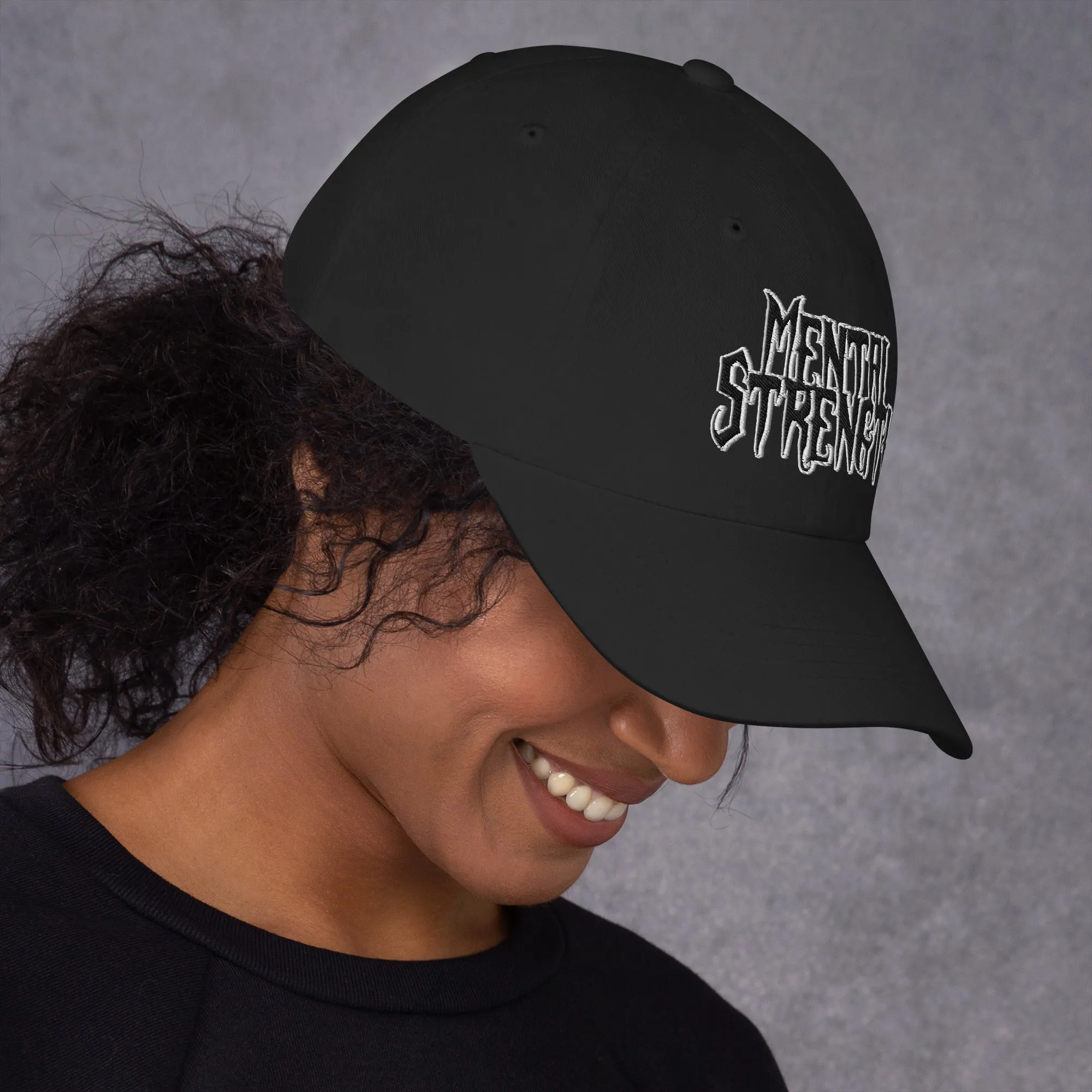 Mental Strength Silent Power Dad hat