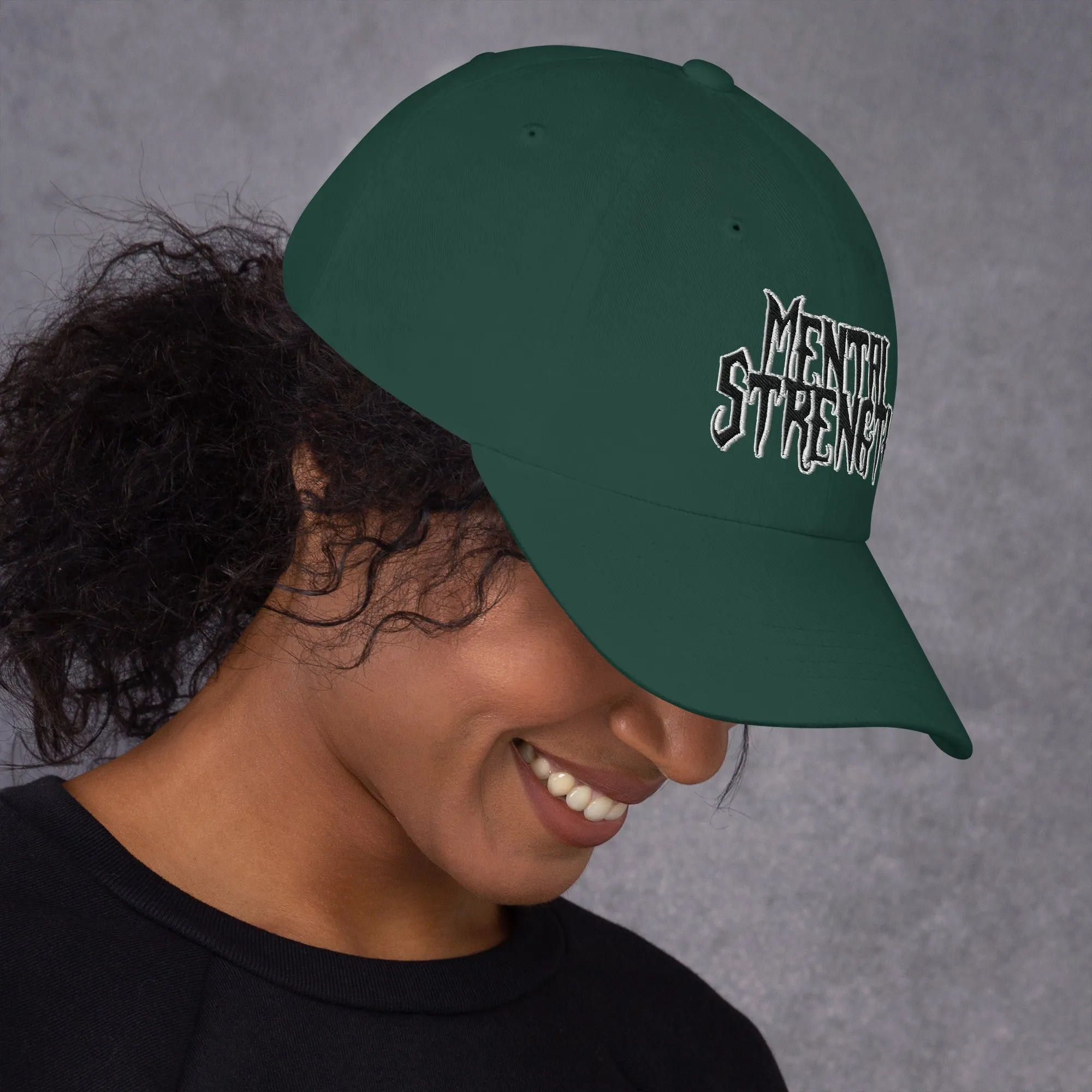 Mental Strength Silent Power Dad hat
