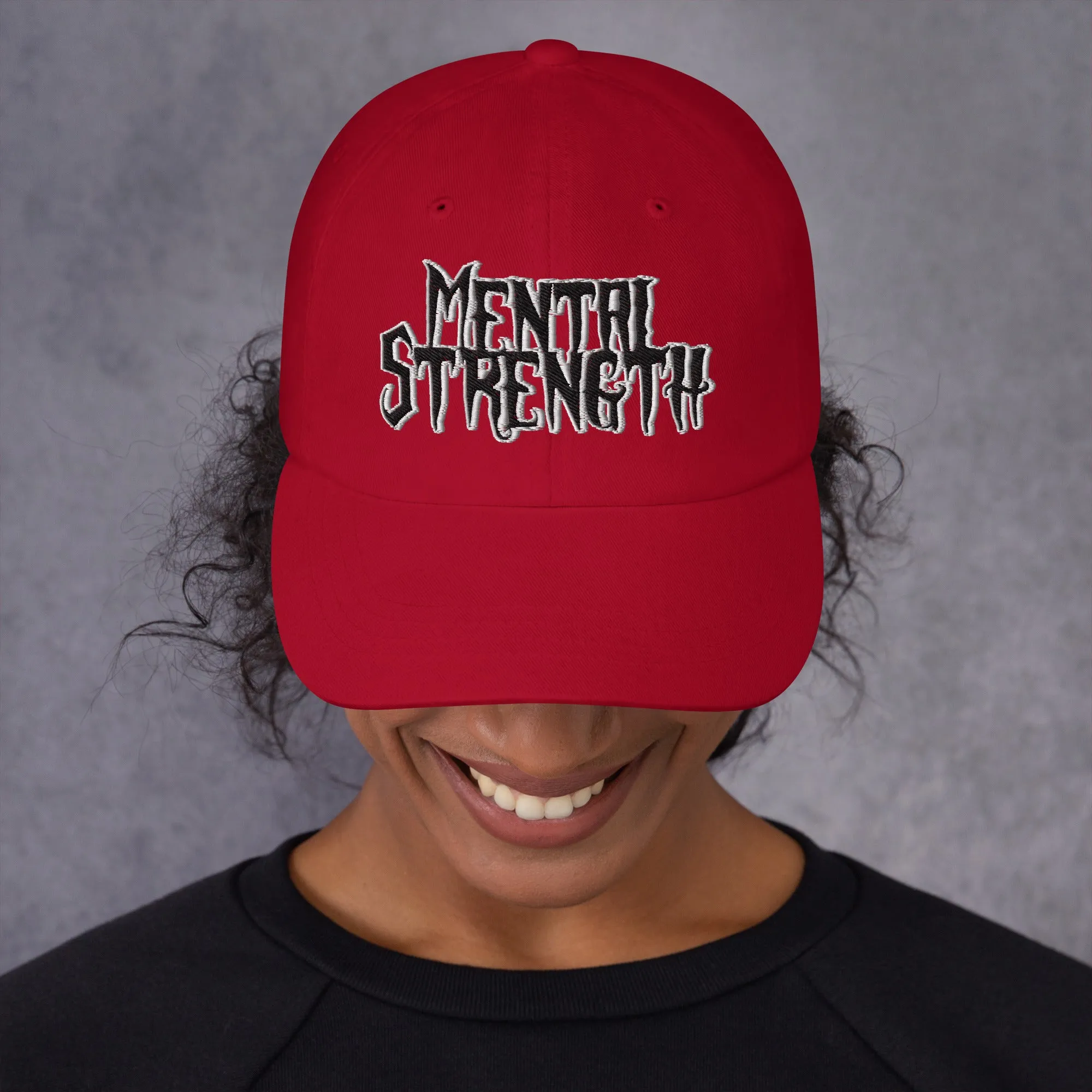 Mental Strength Silent Power Dad hat