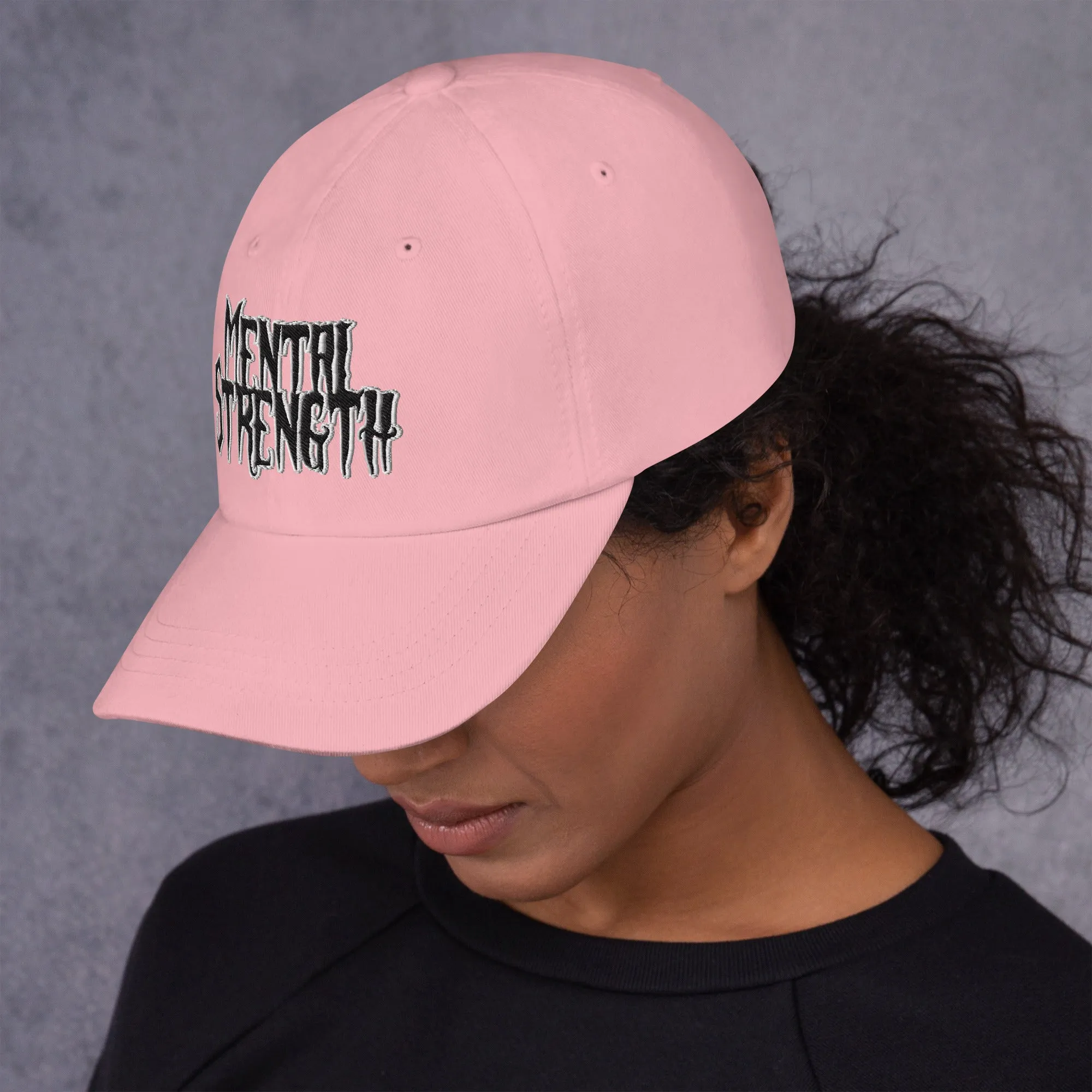 Mental Strength Silent Power Dad hat