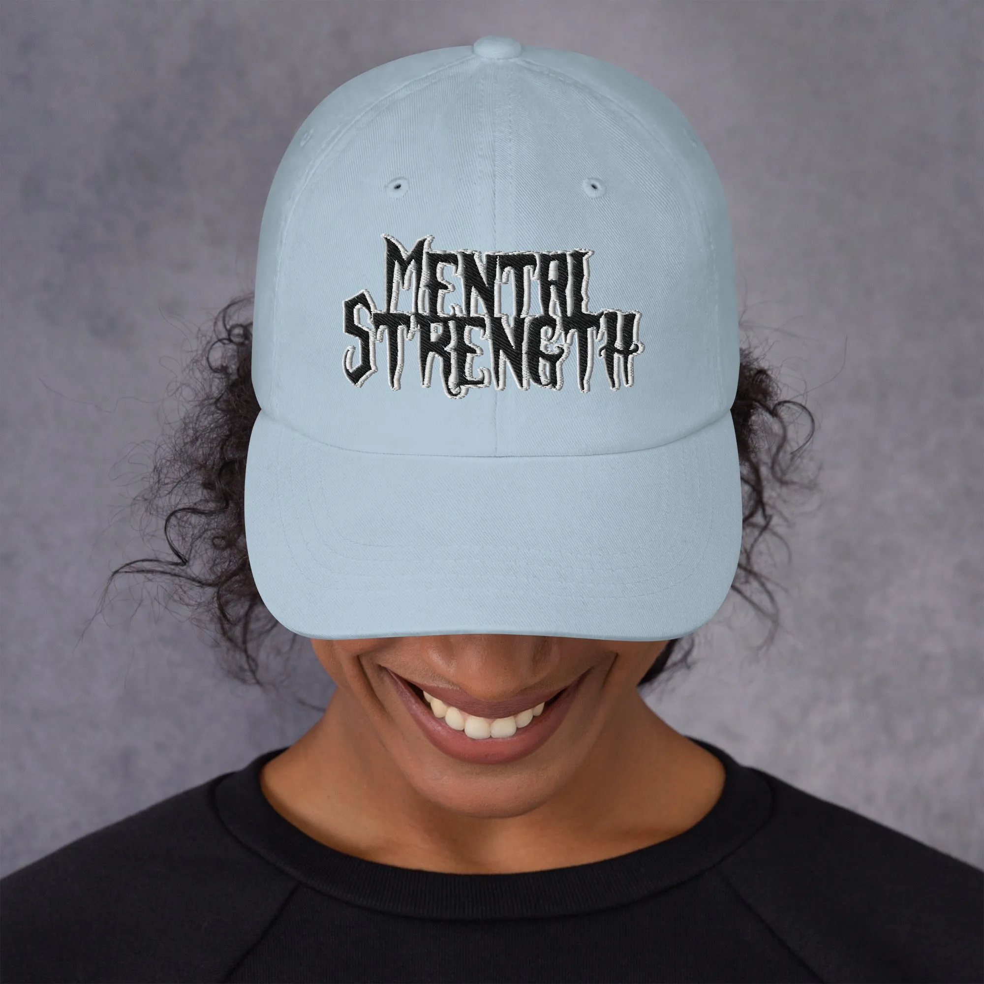 Mental Strength Silent Power Dad hat