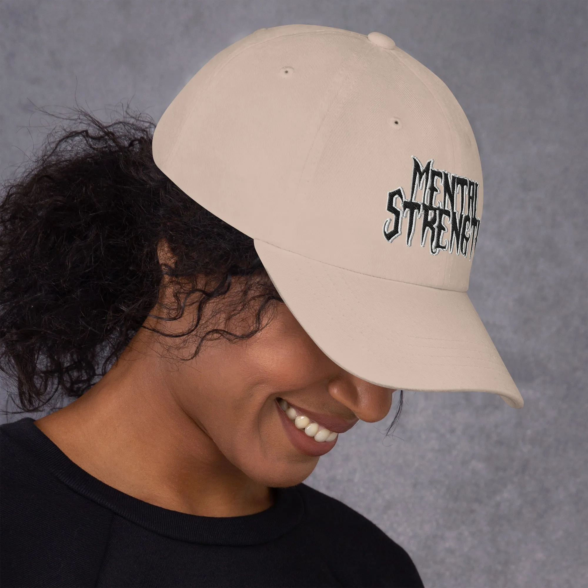 Mental Strength Silent Power Dad hat