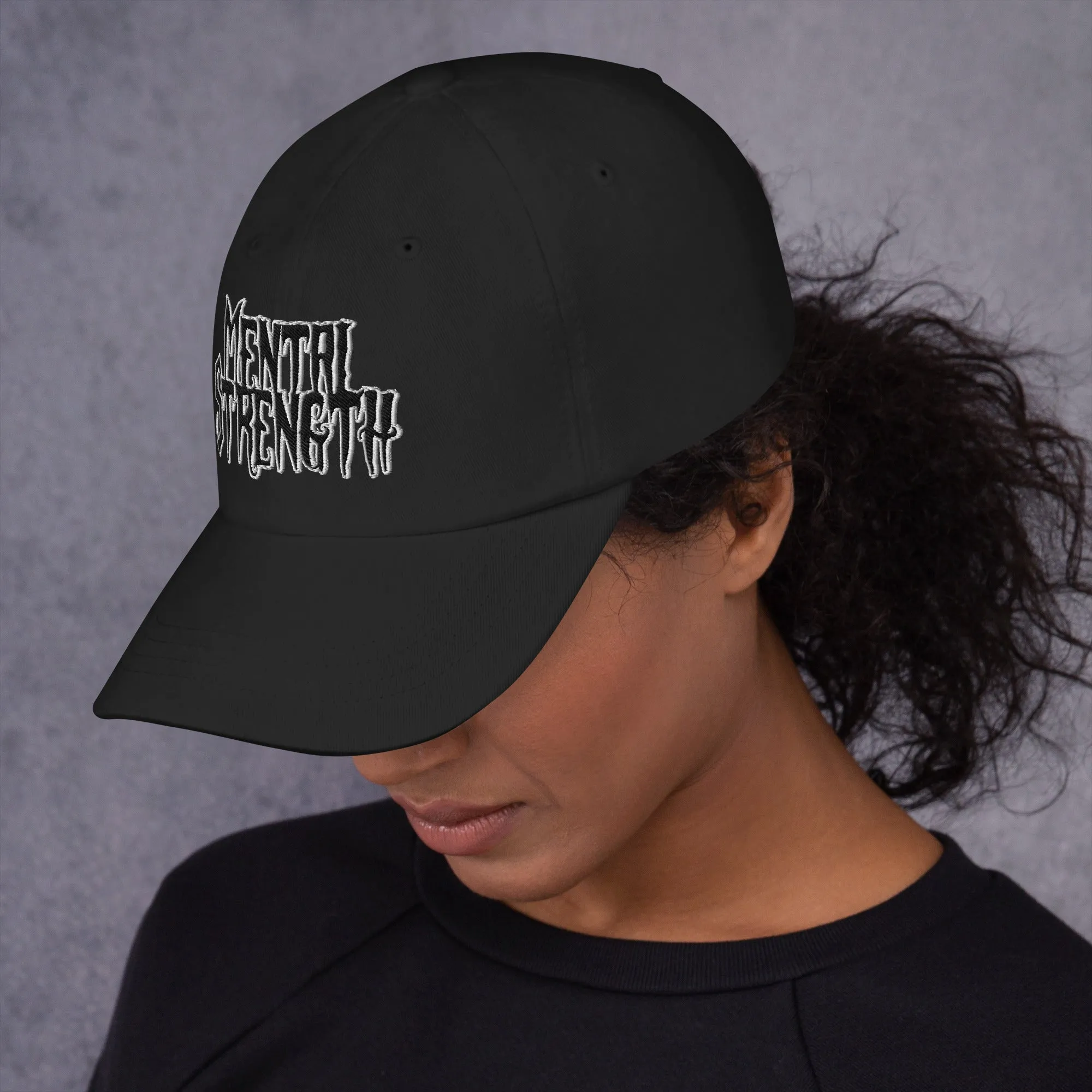 Mental Strength Silent Power Dad hat