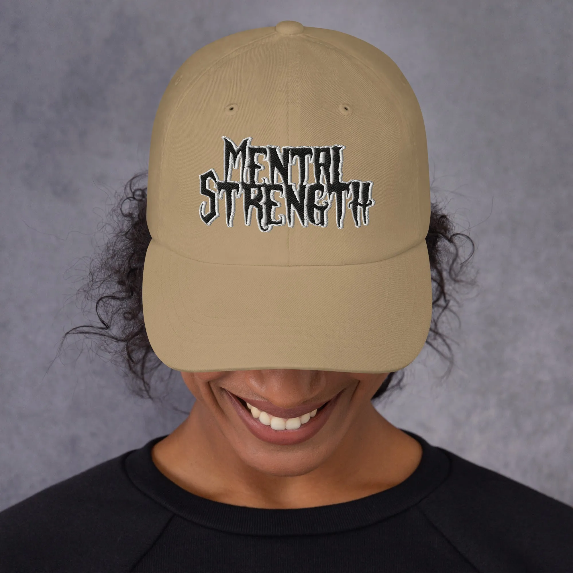 Mental Strength Silent Power Dad hat