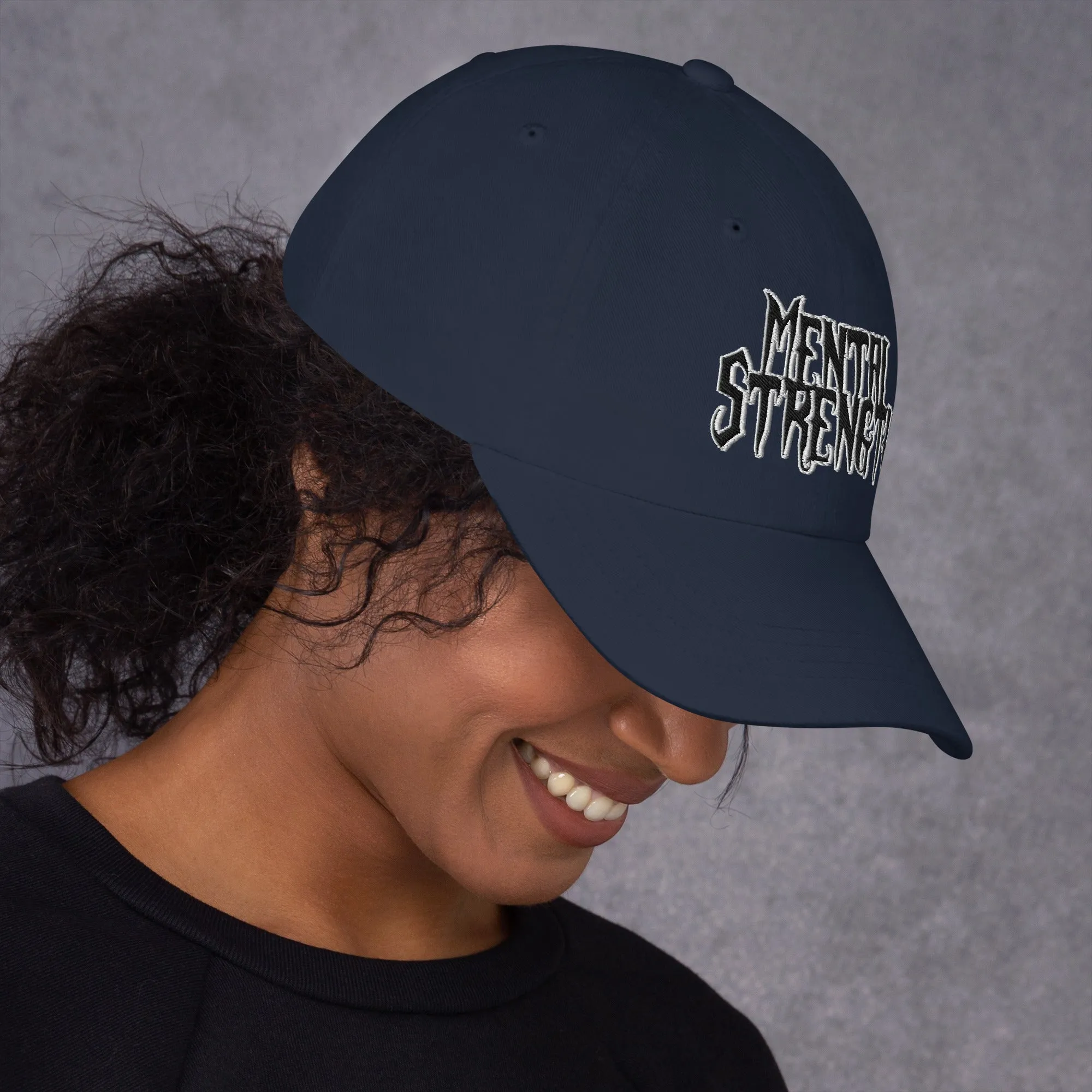 Mental Strength Silent Power Dad hat
