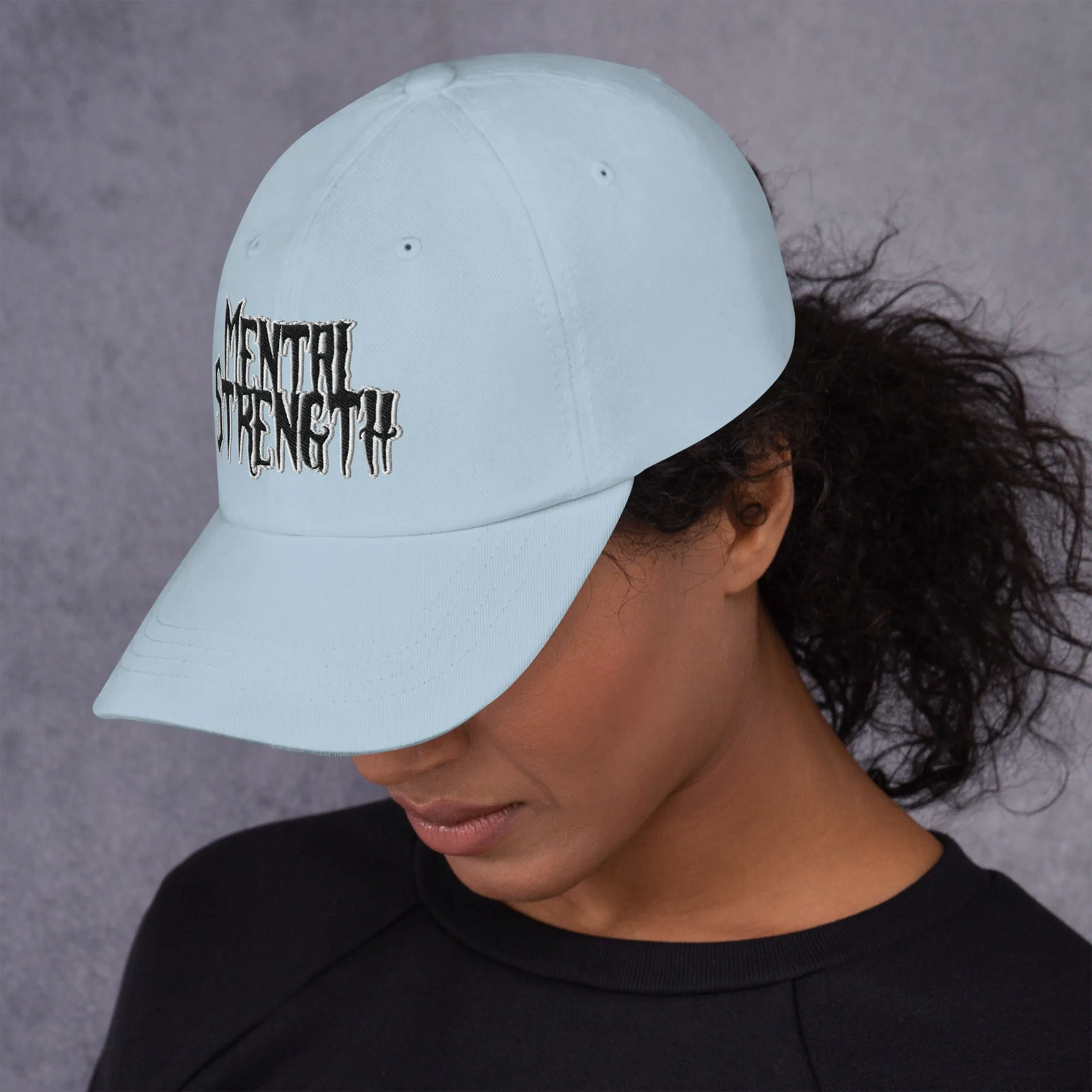 Mental Strength Silent Power Dad hat