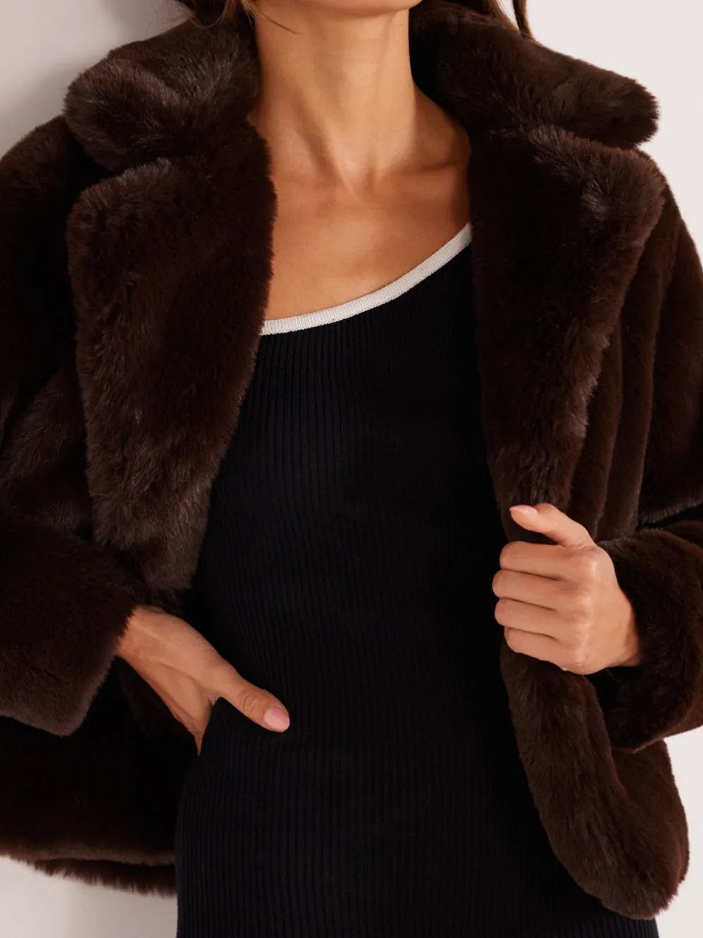 MINKPINK ZARA FAUX FUR JACKET