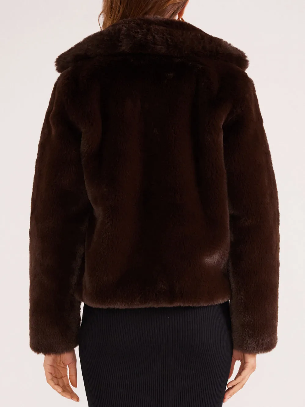 MINKPINK ZARA FAUX FUR JACKET