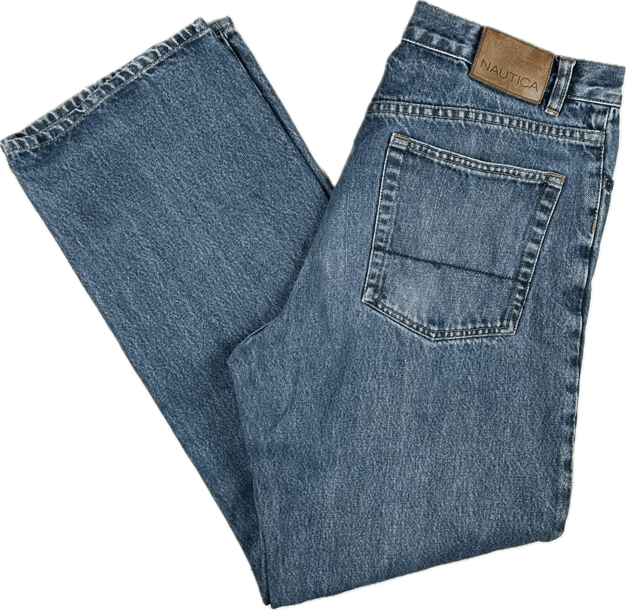 Nautica Mens Classic 90s Relaxed Fit Jeans- Size 34/32