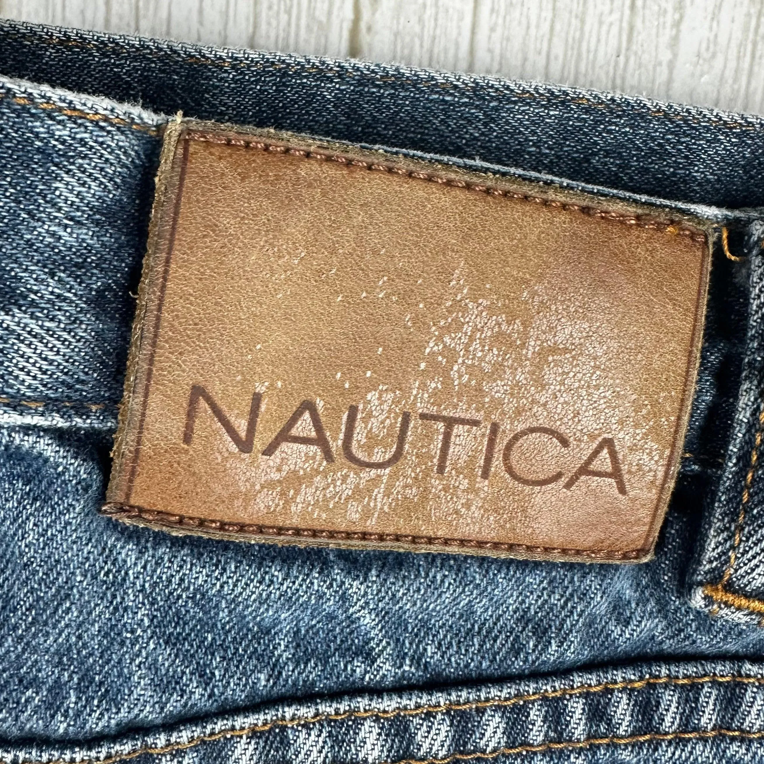Nautica Mens Classic 90s Relaxed Fit Jeans- Size 34/32