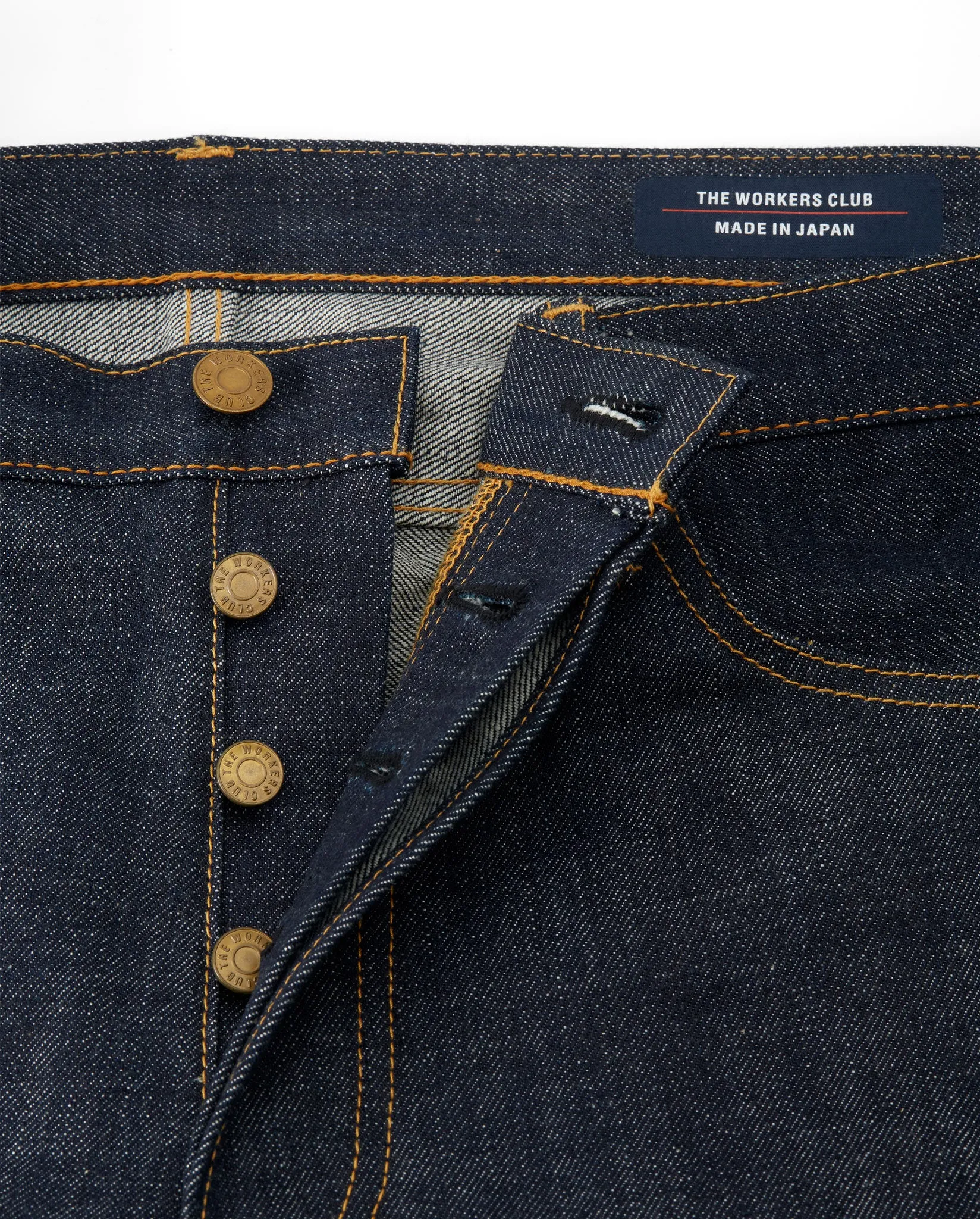 RAW INDIGO RELAXED FIT 007 SELVEDGE JEAN