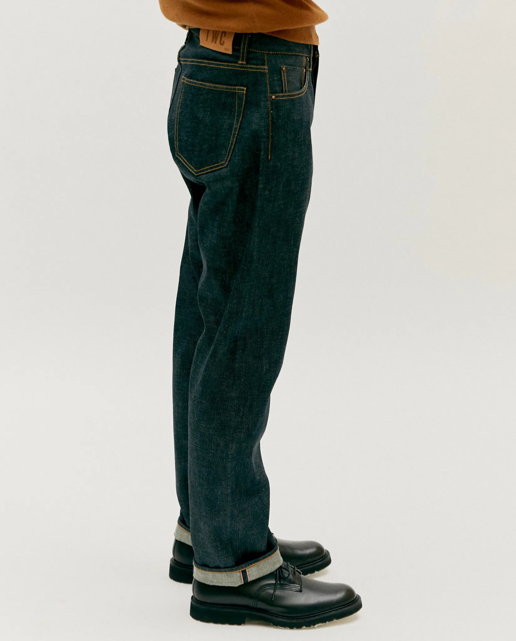 RAW INDIGO RELAXED FIT 007 SELVEDGE JEAN