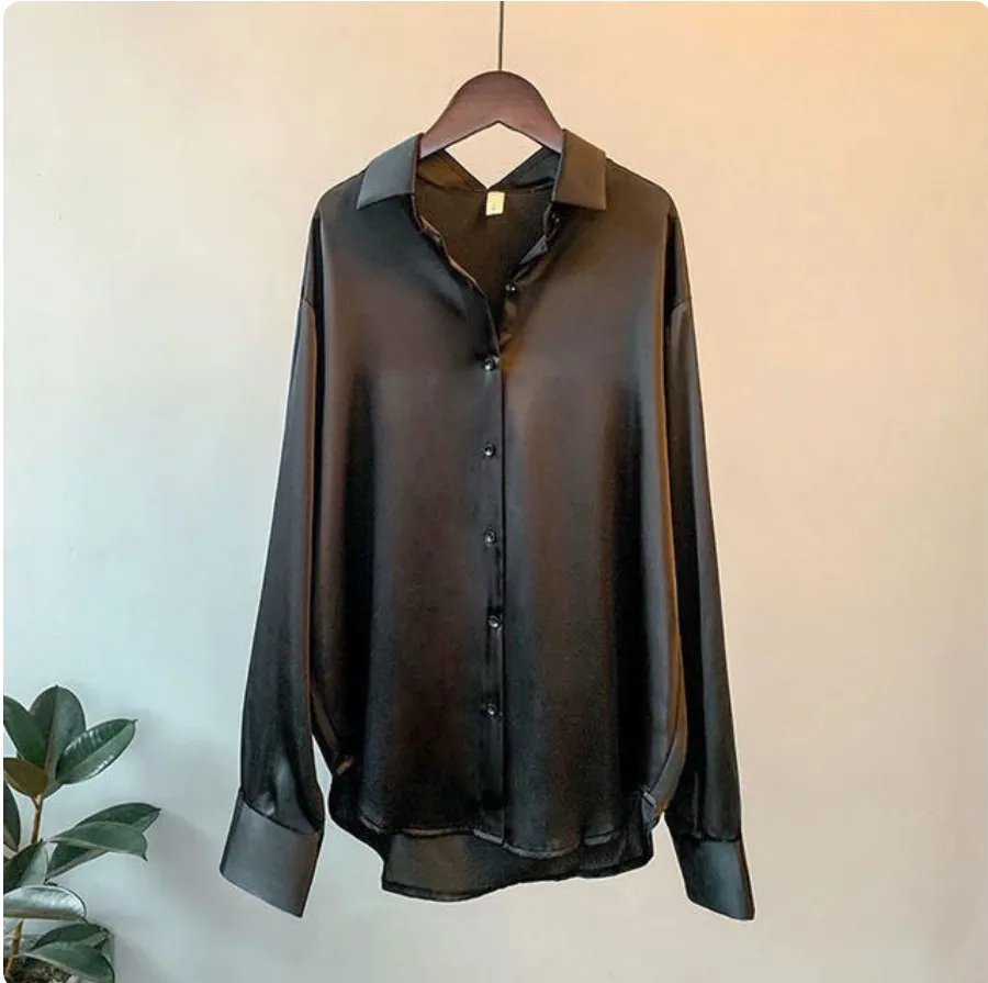 Sophia | Satin Women's Shirt