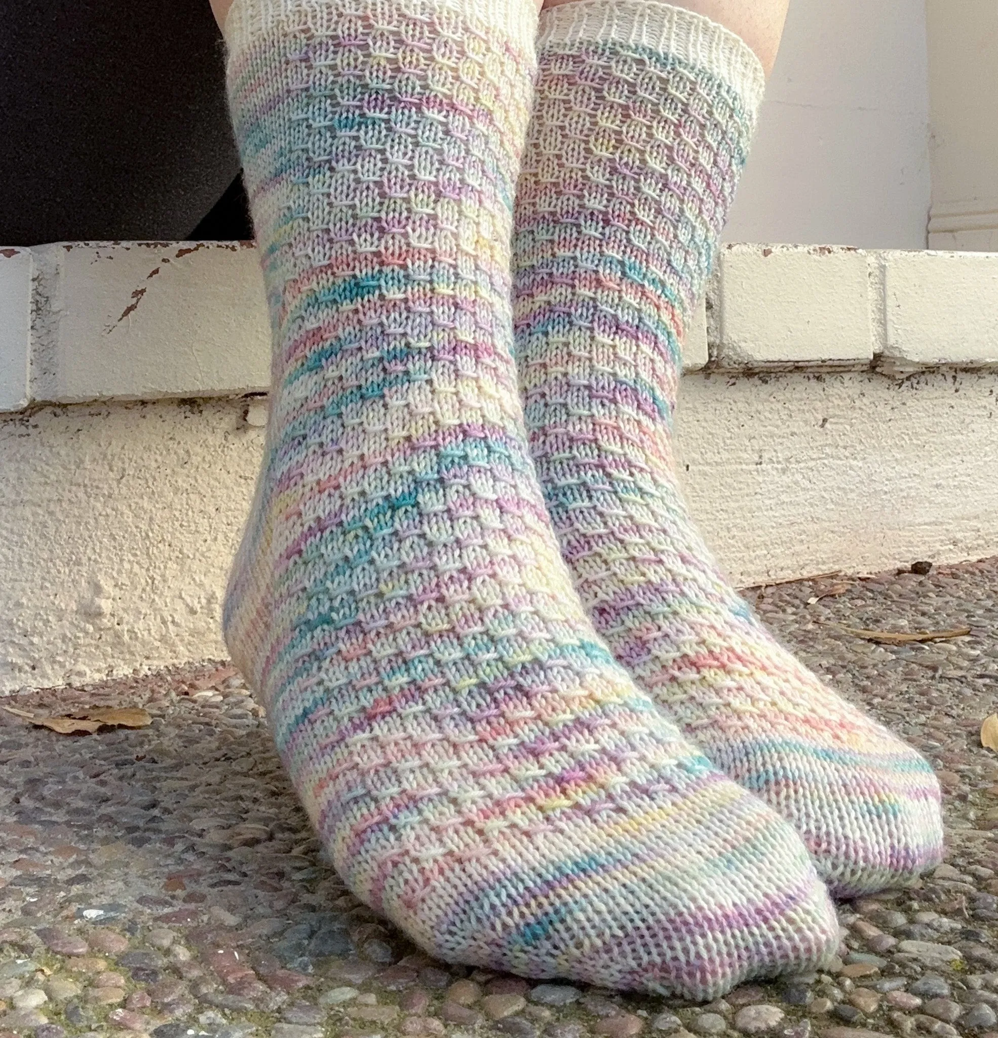 Vanilla Sundae Sock Set - The Complete eBook - Knitting Pattern PDF